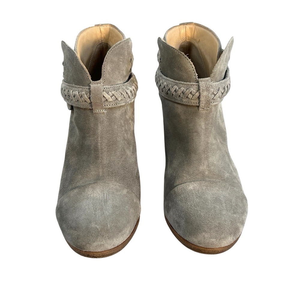 Rag and Bone Women's Grey Suede Harrow Boots Size EU 38.5US 7.5